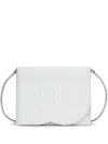 Dolce & Gabbana Women Dg Logo Leather Crossbody Bag In White