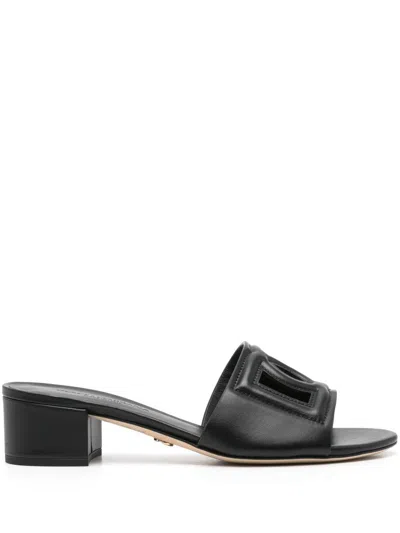 Dolce & Gabbana Dna 40mm Dg Millennials Mules In Black