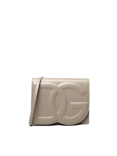 Dolce & Gabbana Dg Logo Leather Shoulder Bag