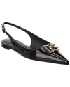 Dolce & Gabbana Dg Logo-plaque Slingback Ballerina Shoes