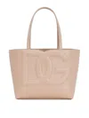 Dolce & Gabbana Small Dg Logo Shopper Bag In Light Pink