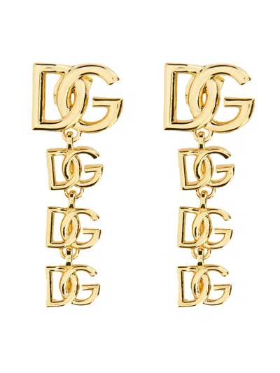 DOLCE & GABBANA DG LOGO LONG EARRINGS