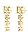 Dolce & Gabbana Gold Metal Multilogo Earrings