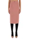 Dolce & Gabbana Midi Pencil Skirt In Pink