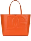 Dolce & Gabbana Medium Calfskin Shopper With Logo