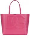 Dolce & Gabbana Dg Logo Medium Shopping Bag In Pink