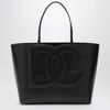 Dolce & Gabbana Women Dg Logo Medium Shopping Bag In Black