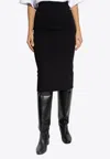 Dolce & Gabbana Pencil Jersey Midi Skirt