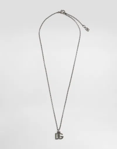 Dolce & Gabbana Dg Necklace In Brown