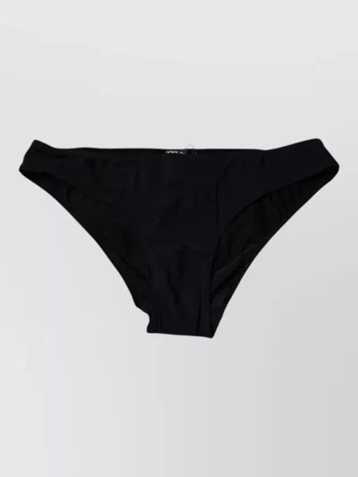 Dolce & Gabbana Dg Logo Nylon Mesh Balconette Bra Underwear In Black