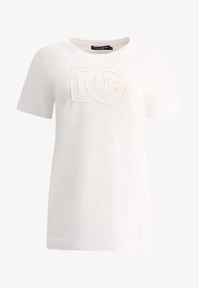 DOLCE & GABBANA DG LOGO PATCH T-SHIRT