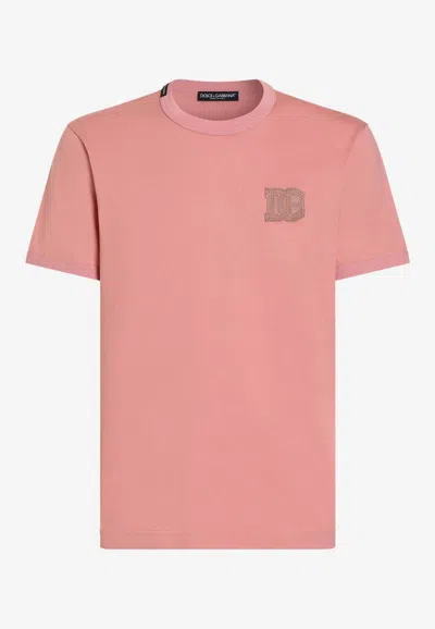 DOLCE & GABBANA DG LOGO PATCH T-SHIRT