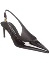 Dolce & Gabbana Nappa Slingback Dã©col In Black