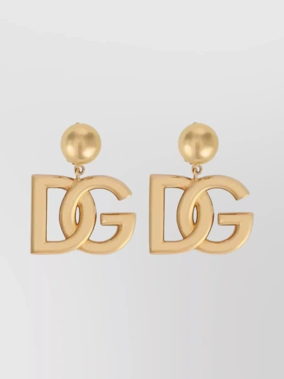 Dolce & Gabbana Dg Logo Pendant Necklace In Gold