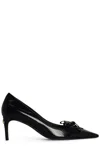 Dolce & Gabbana Black Viscose Shoes With Heel In Black