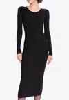 Dolce & Gabbana Midi Dress In Black