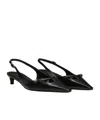 Dolce & Gabbana Slingback Seta In Black
