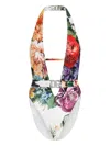 Dolce & Gabbana Dg Logo-plaque Swimsuit