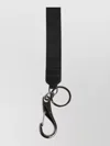 Dolce & Gabbana Dg Logo Polyester Nylon Silver Keychain In Multi