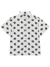 Dolce & Gabbana Logo-print Short-sleeved Shirt In White
