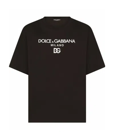 Dolce & Gabbana Black Cotton Clothing T-shirts And Polos