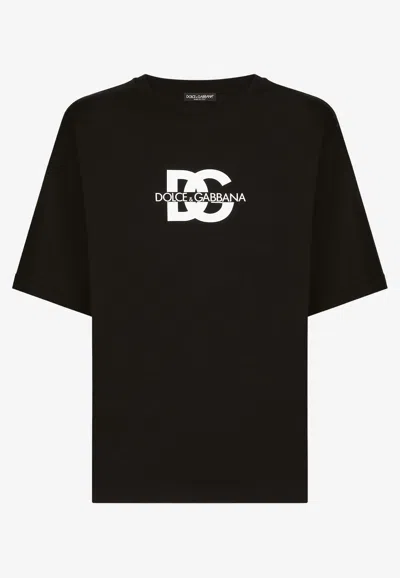 DOLCE & GABBANA DG LOGO PRINT T-SHIRT