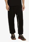 Dolce & Gabbana Dg Logo Print Track Pants In Black
