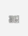 Dolce & Gabbana Silver-tone Chunky Logo Ring In Brass Man In Silver