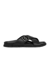 Dolce & Gabbana Calfskin Sandal In Black