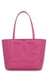 Dolce & Gabbana Small Logo Shopping Bag Tote Bag Fuchsia In Pink