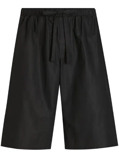 Dolce & Gabbana Dg-logo Shorts In Black