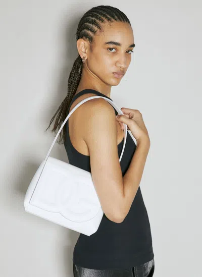 Dolce & Gabbana Dg Logo Bag Shoulder Bag In White
