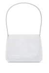 Dolce & Gabbana 3d-effect Logo Leather Crossbody Bag In White