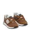 Dolce & Gabbana Dg Logo Strap Sneakers In Brown