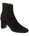 Dolce & Gabbana Suede Leather Ankle Boots In Brown