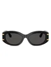 Dolce & Gabbana Dg Logo Sunglasses In Black