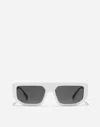 Dolce & Gabbana Dg Logo Sunglasses In White