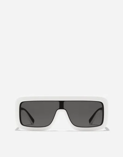 Dolce & Gabbana Kids' Dg Logo Sunglasses In White