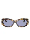 Dolce & Gabbana Dg Logo Sunglasses In Yellow