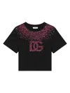 Dolce & Gabbana Dg-logo T-shirt In Black