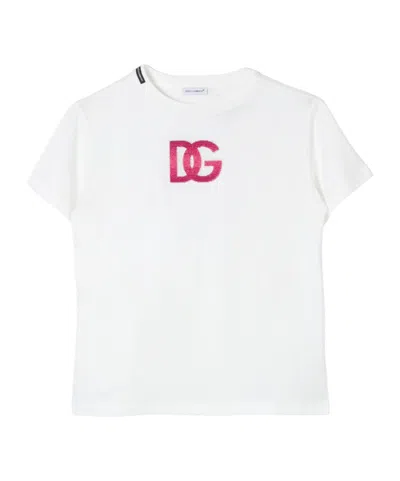 Dolce & Gabbana Dg Logo T-shirt In White