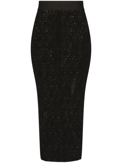 Dolce & Gabbana Rock Mit Hohem Bund In Black