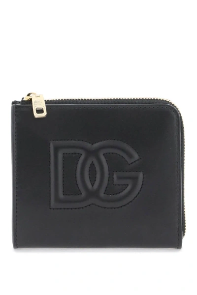 Dolce & Gabbana Dg Logo Wallet In Black