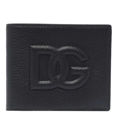 Dolce & Gabbana Dg Logo Wallet In Nero