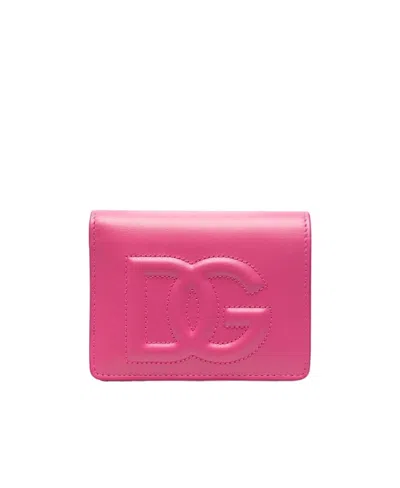 Dolce & Gabbana Dg Logo Wallet In Pink