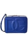 Dolce & Gabbana Dg Medium Leather Camera Bag In Blue