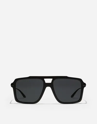 Dolce & Gabbana Dg Metal Classic Sunglasses In Matte Black