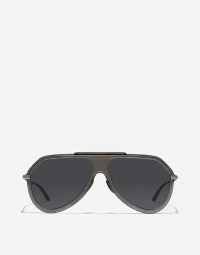 Dolce & Gabbana Dg Metal Classic Sunglasses In Matte Silver