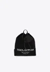 Dolce & Gabbana Dg Milano Logo Printed Backpack In Black
