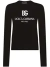 Dolce & Gabbana Dg Milano Long-sleeve Top In Black
